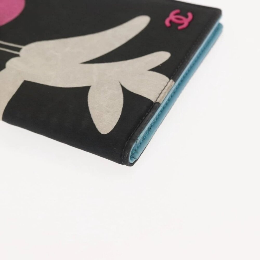 CHANEL Chain Compact Wallet Satin Black CC Auth 143013 - Picture 4 of 16